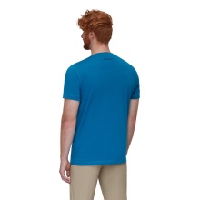 Mammut Wander-Tshirt Core Logo (recyceltes Polyester, organische Baumwolle) dunkelblau Herren